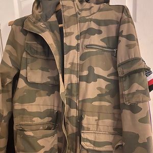 Camo Longline Winter Jacket